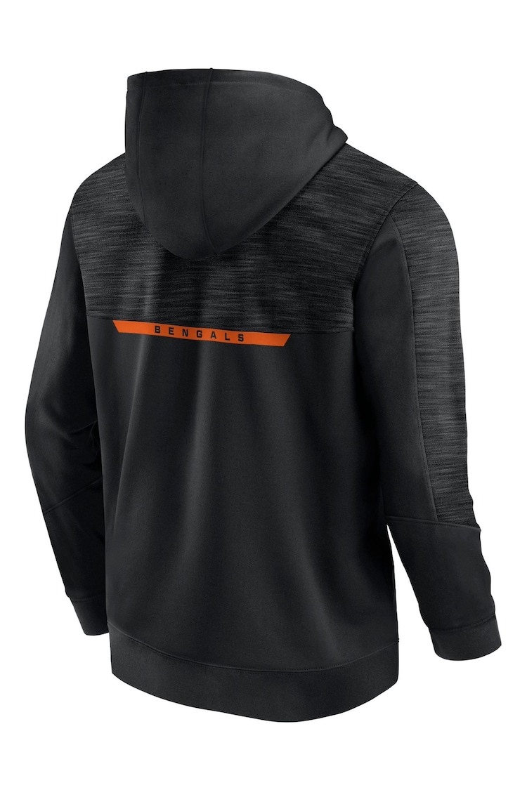 Fanatics Cincinnati Bengals Defender Streaky Poly Fleece Pullover Black Hoodie - Image 2 of 3