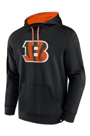 Fanatics Cincinnati Bengals Defender Streaky Poly Fleece Pullover Black Hoodie - Image 3 of 3