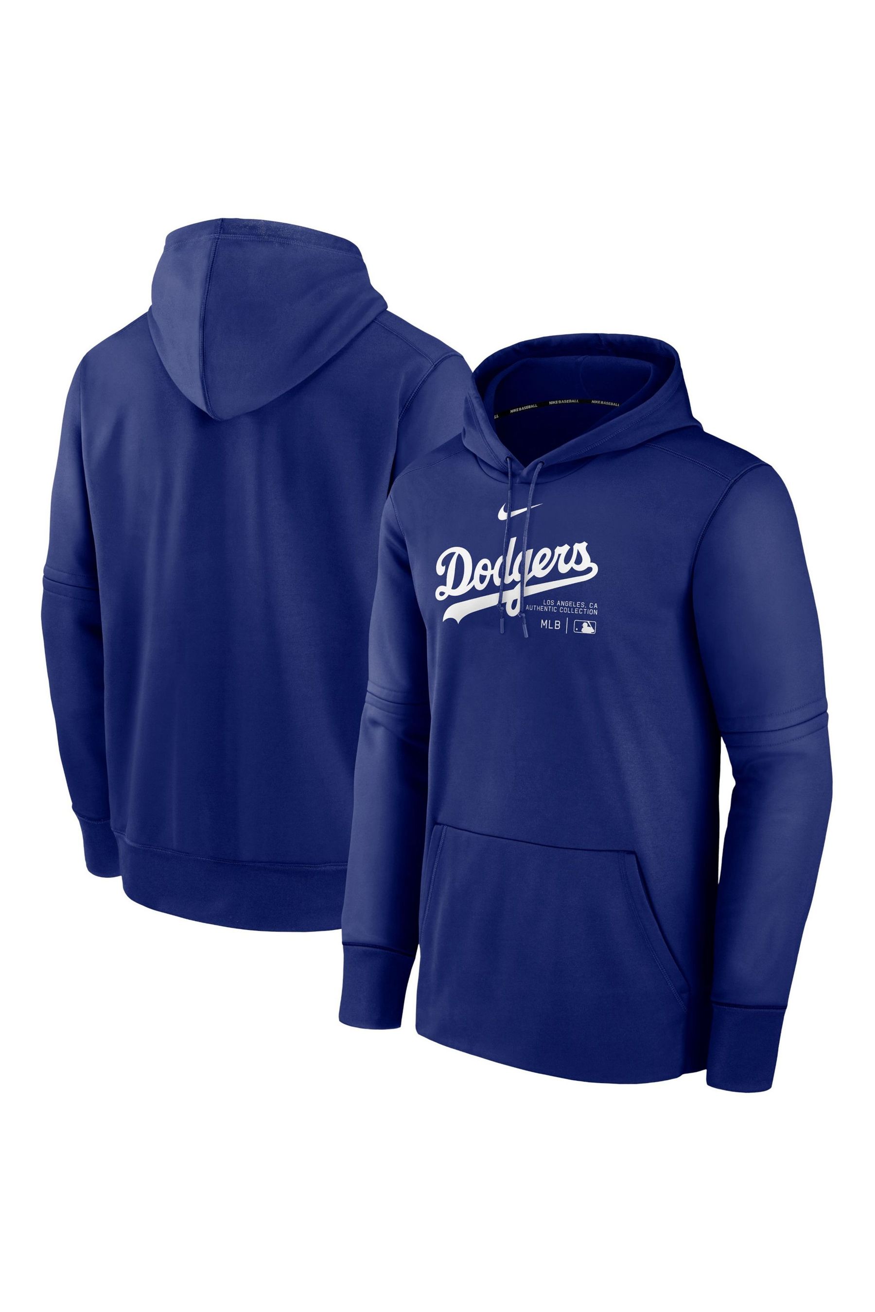 Buy Fanatics Blue Los Angeles Dodgers Authentic Therma Fleece Hoodie from the Next UK online shop
