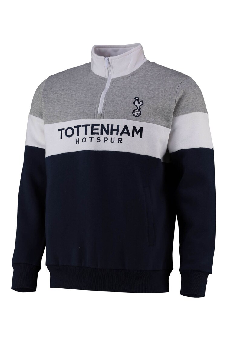 Nike Grey Tottenham Hotspur 1/4 Zip Sweatshirt - Image 2 of 3