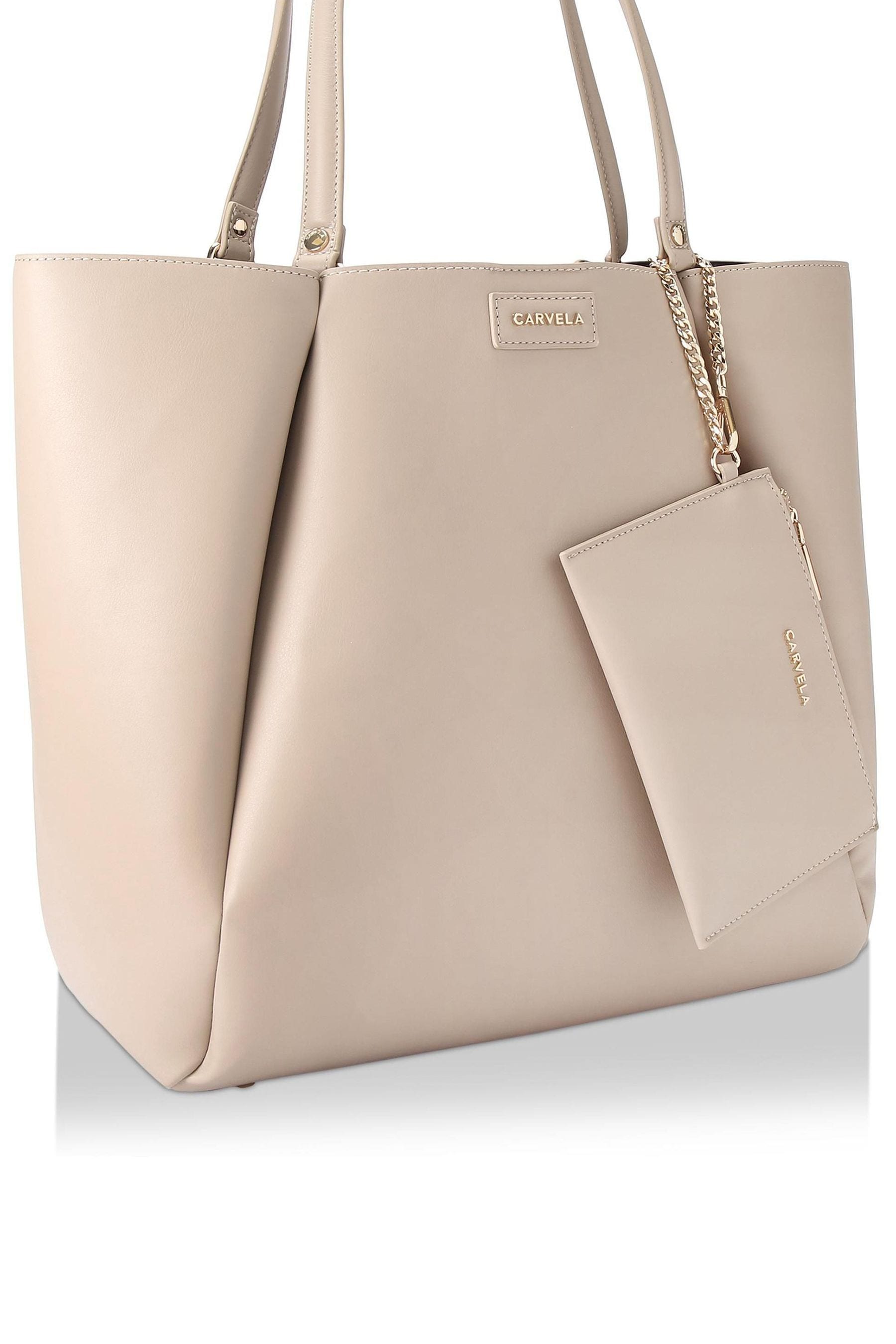 Buy Carvela Chuck In Nude Tote Bag from Next Luxembourg