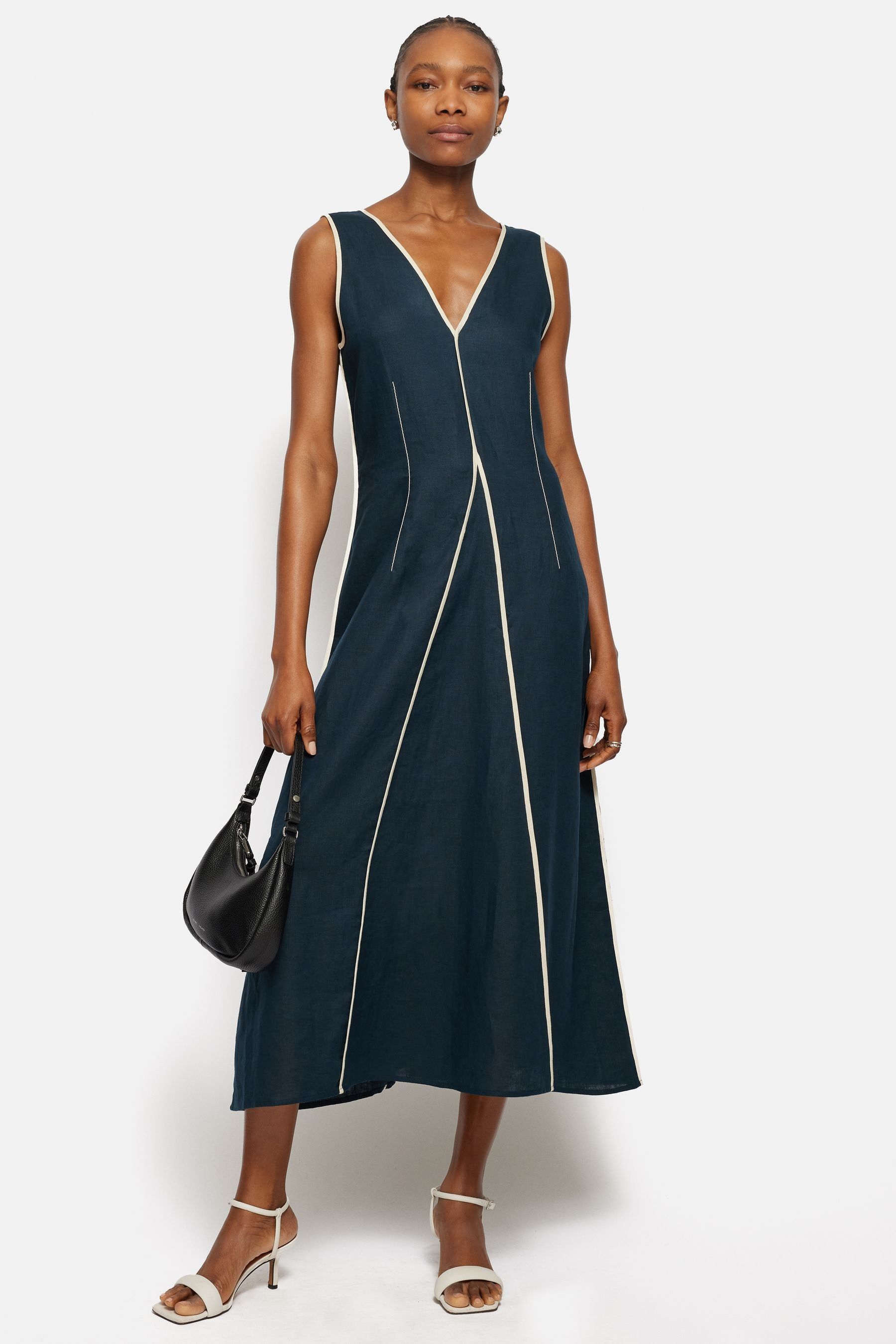 Jigsaw linen dress sales