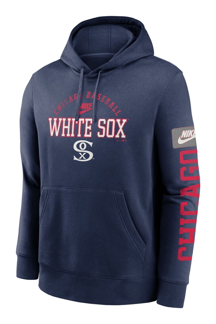 Fanatics Chicago White Sox Cooperstown Splitter Club Blue Hoodies - Image 3 of 3