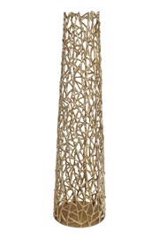 Libra Interiors Gold Twig Sculpture Floor Vase - Image 2 of 5