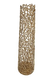 Libra Interiors Gold Twig Sculpture Floor Vase - Image 3 of 5