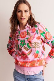 Boden Pink Hannah Printed Sweatshirt - Image 2 of 5