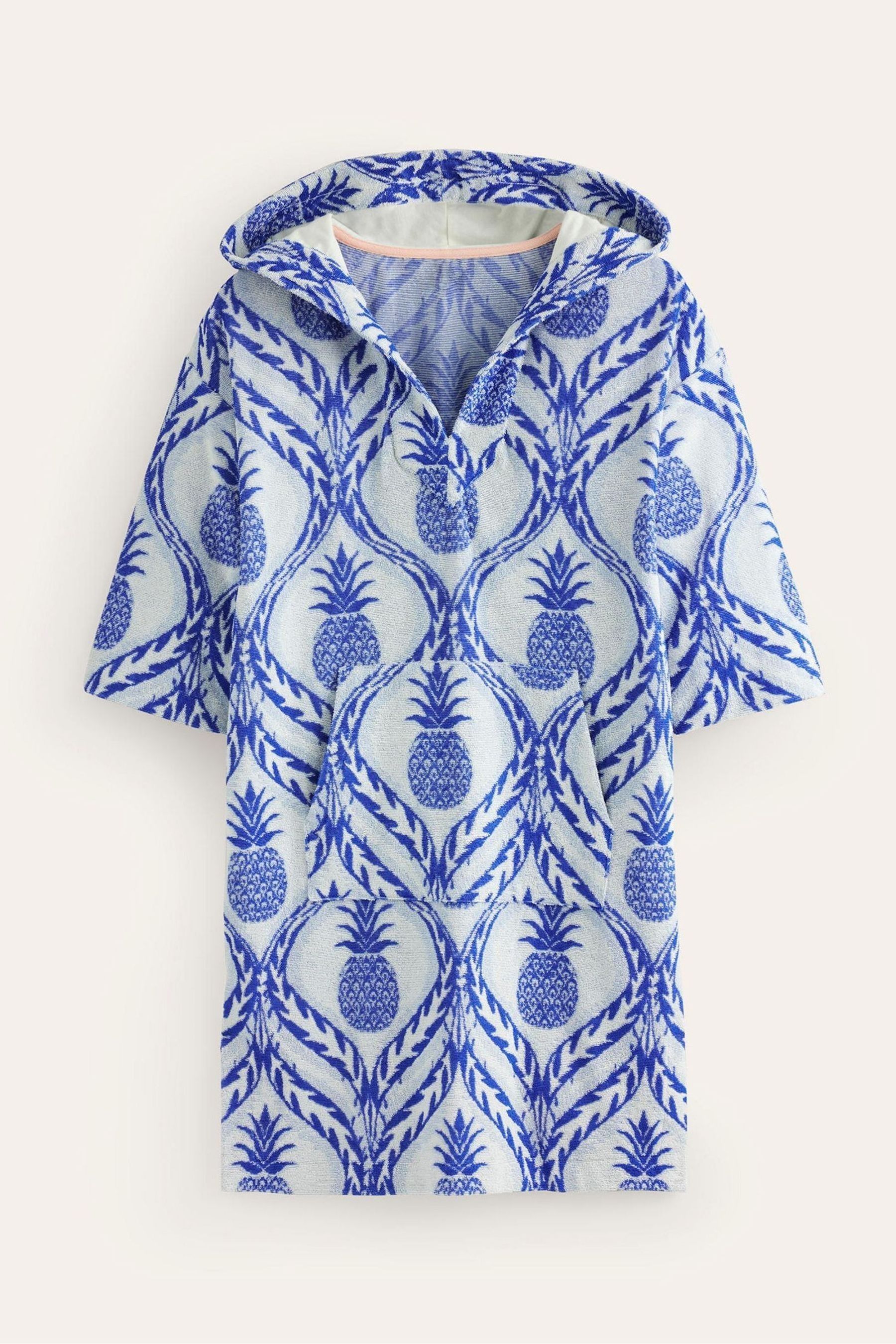 Towelling kaftan top