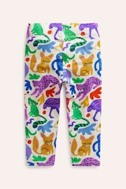 Boden White Safari Fun Cropped Leggings - Image 2 of 3