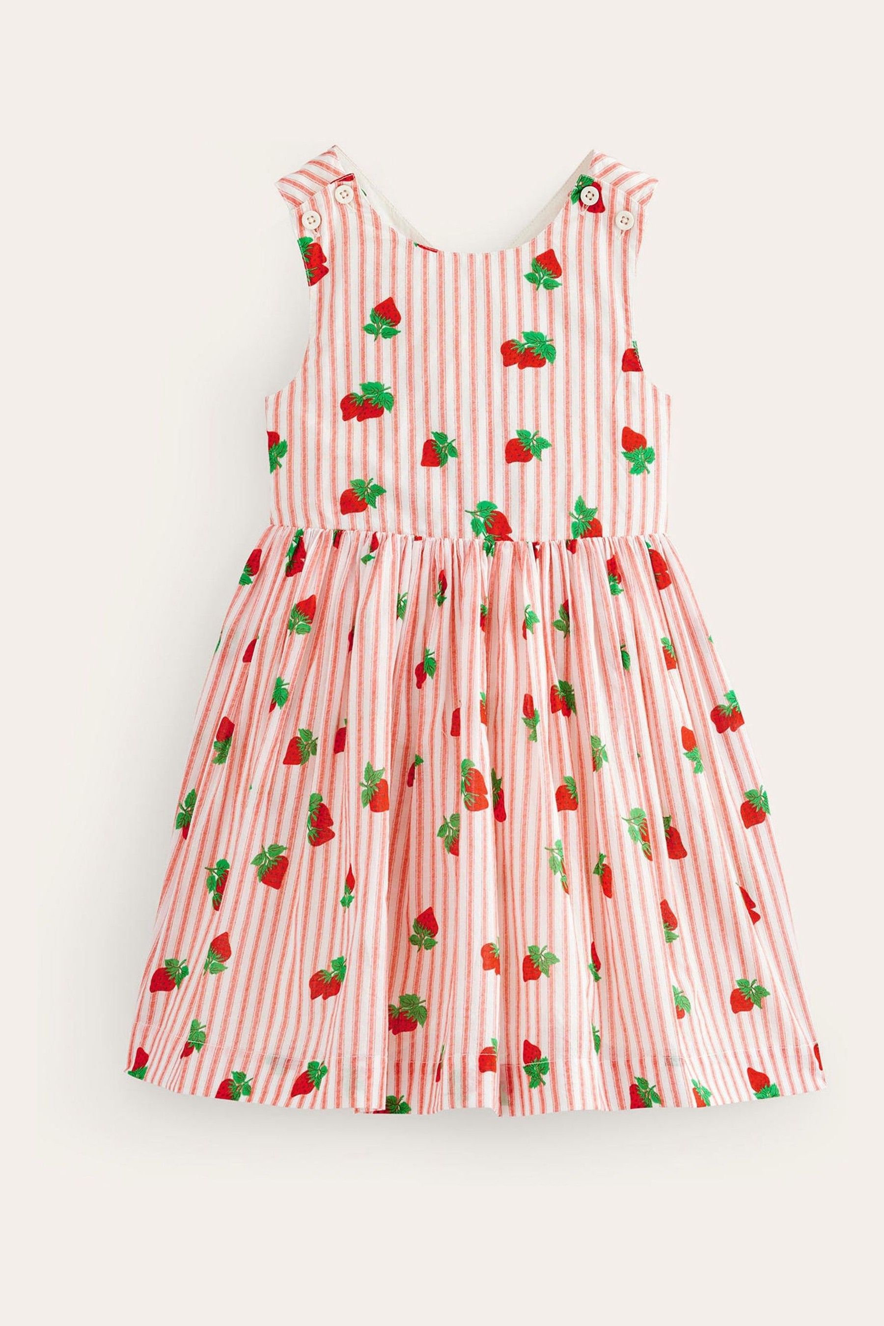 Buy Boden Red Strawberry Cross Back Dress from the Next UK online shop