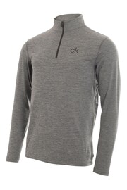 Calvin Klein Golf Newport Half Zip Silver Base Layers - Image 1 of 1