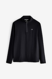 Calvin Klein Golf Newport Half Zip Black Base Layers - Image 1 of 1