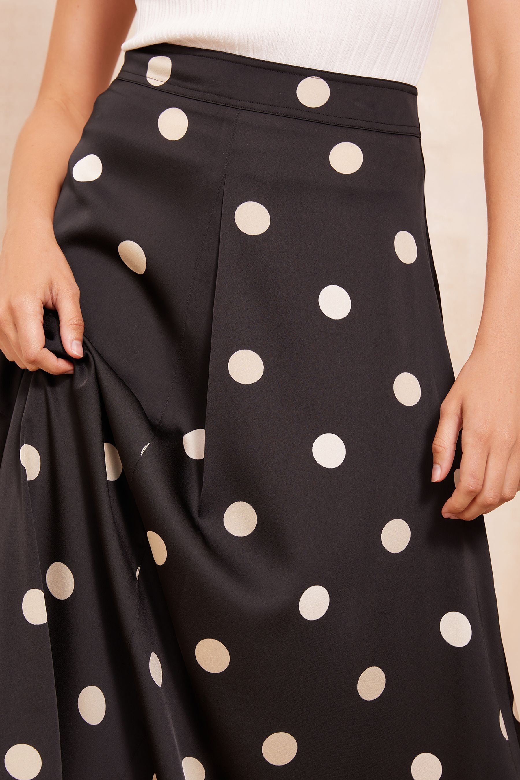 Polka dot skirt next store