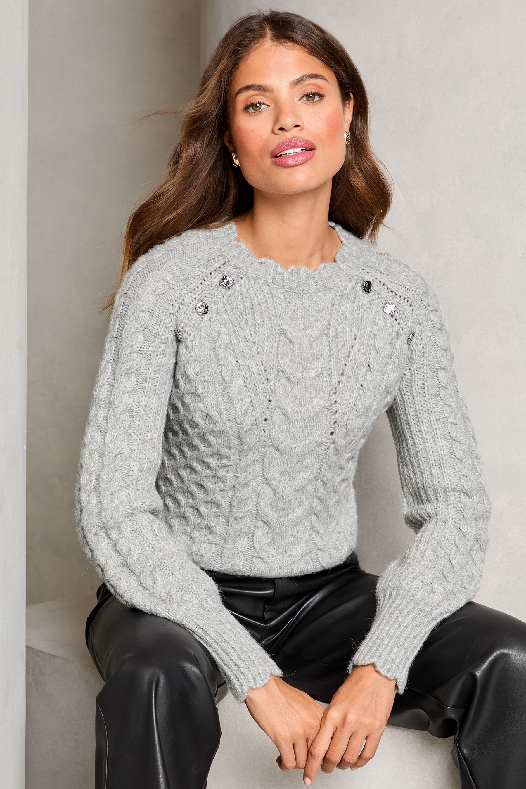 Lipsy grey jumper sales