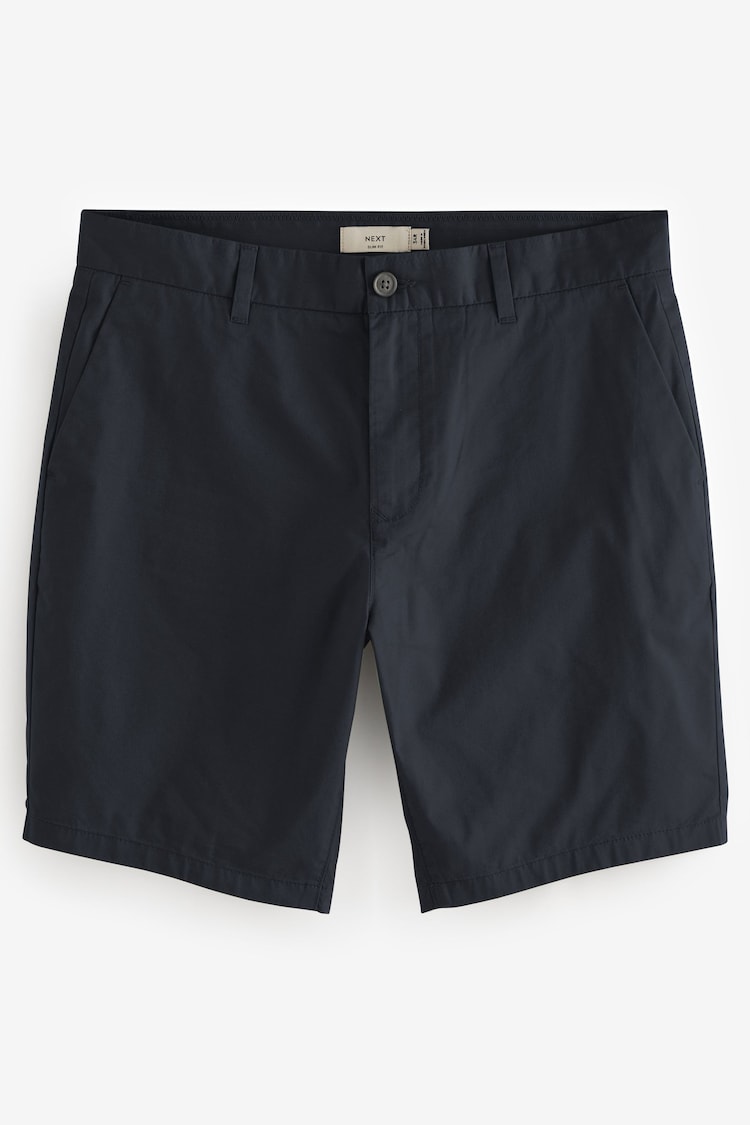 Navy Slim Fit Stretch Chinos Shorts - Image 1 of 4