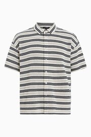 AllSaints White Jackson Shortsleeve Shirt - Image 7 of 7