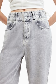 AllSaints Grey Hailey Fray Jeans - Image 5 of 6