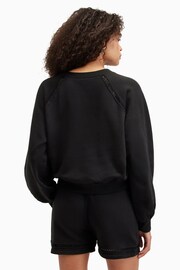 AllSaints Black Ewelina Sweatshirt - Image 6 of 7