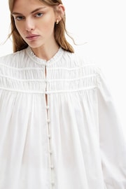 AllSaints White Etti Shirt - Image 3 of 7