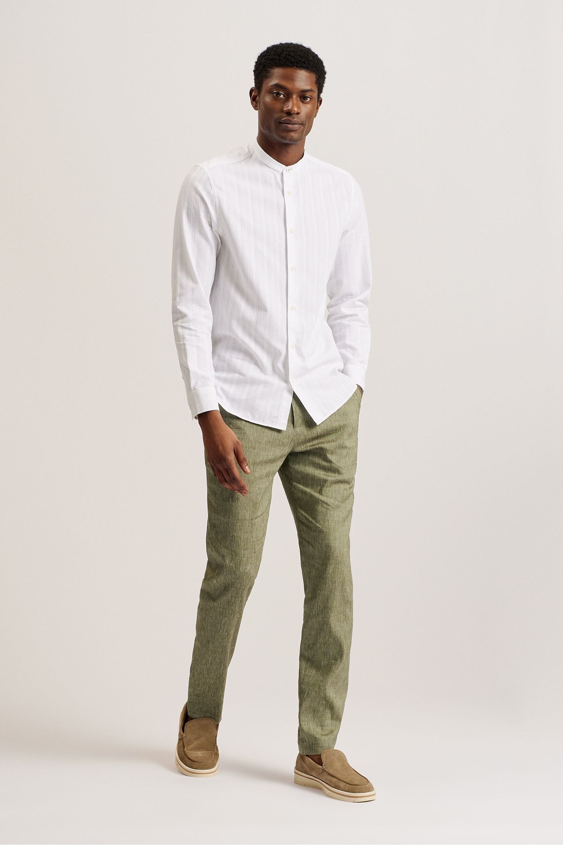 Ted baker linen trousers new arrivals