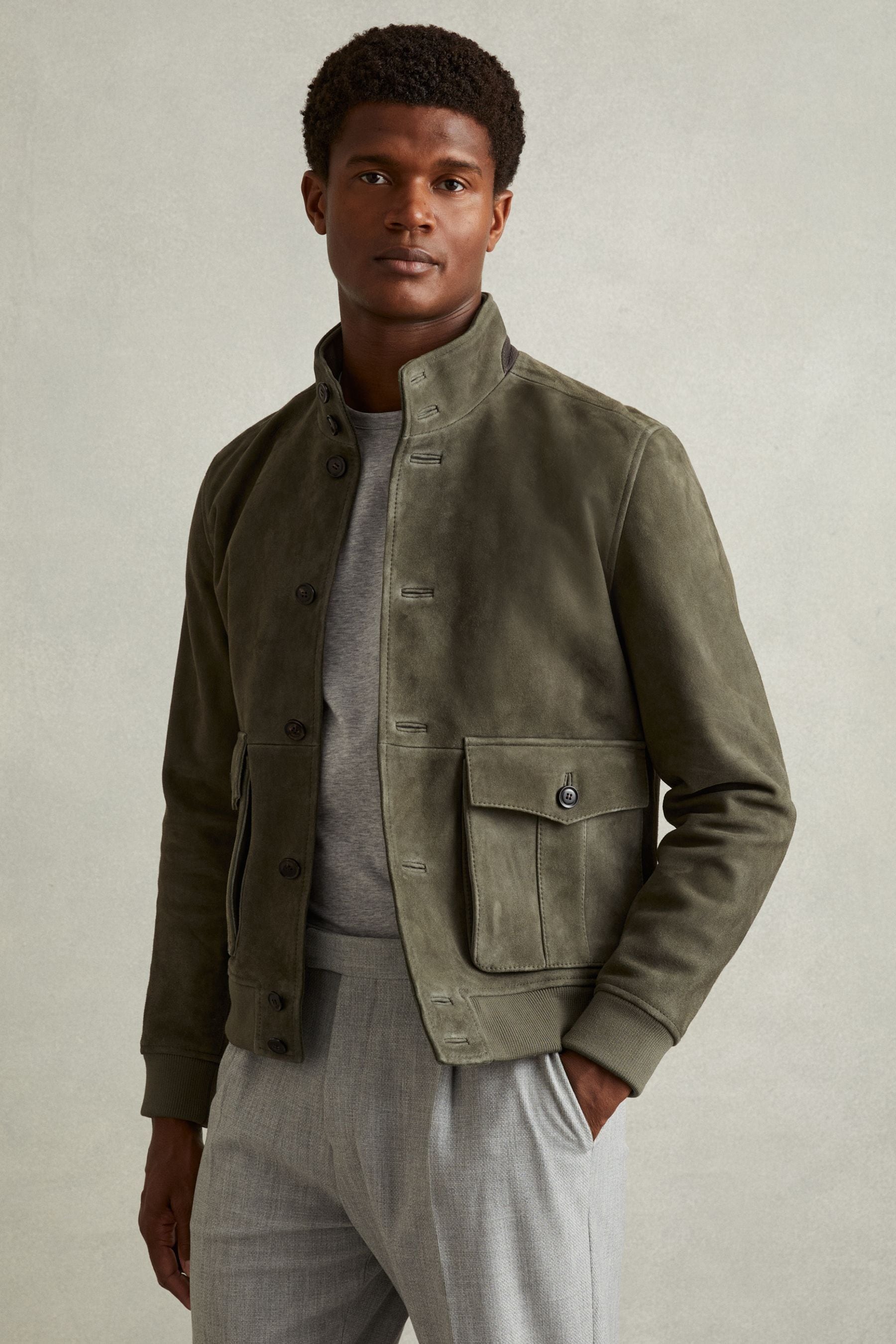 Superdry nubuck harrington jacket top