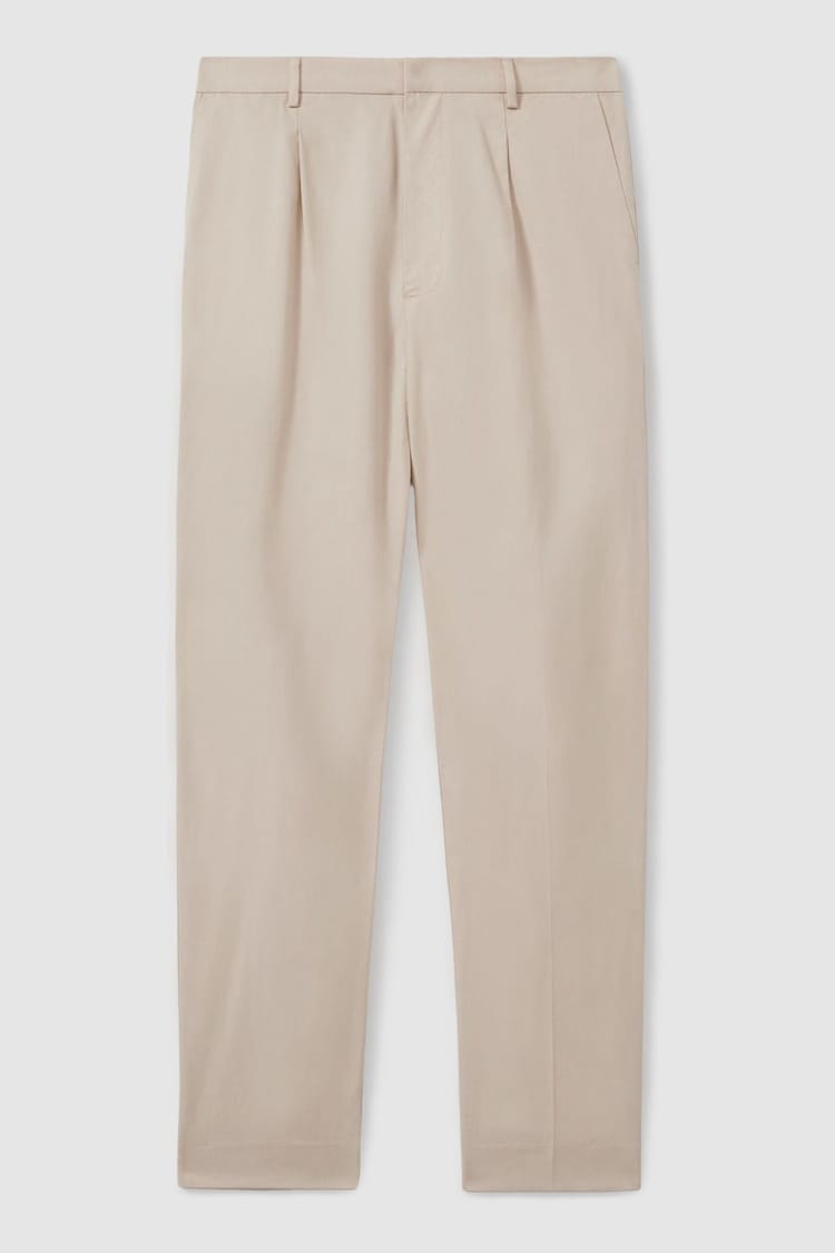 Paige Cotton-Lyocell Straight Leg Trousers - Image 2 of 6