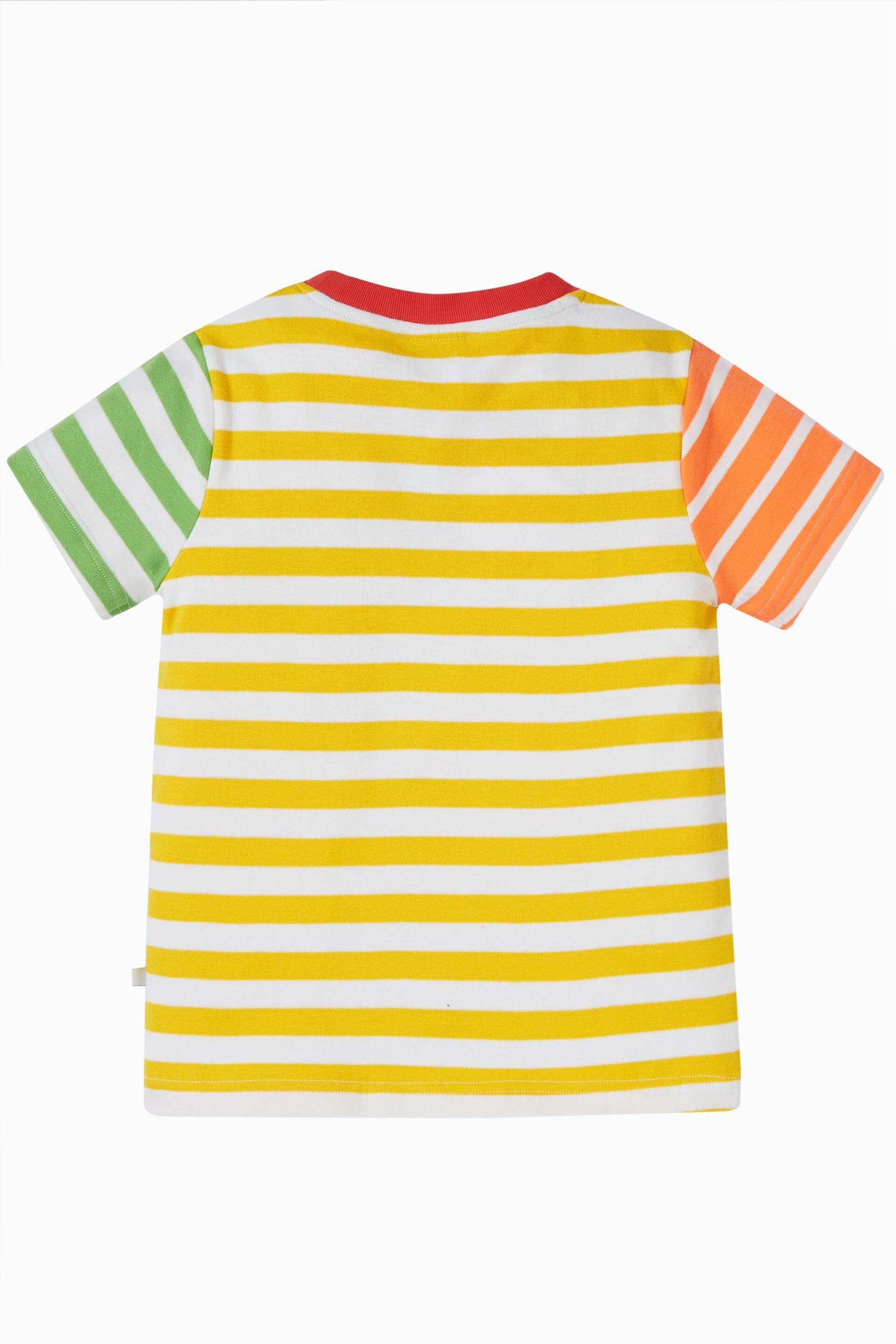 Frugi Unisex Blue Multi Coloured Applique T-Shirt - Image 3 of 5