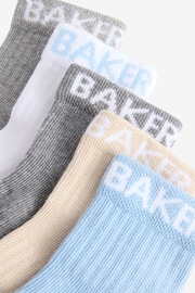 Baker by Ted Baker Baby Socks 5 Pack - Image 8 of 8