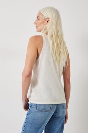 Hush White Jada Fine Gauge Knitted Tank Top - Image 2 of 4