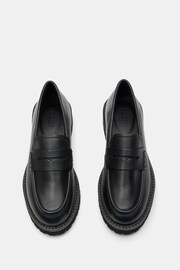 Hush Black Blake Cleated Leather Loafers - Image 3 of 4