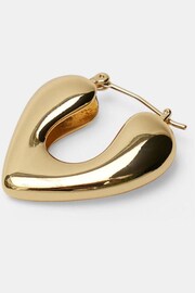 Hush Gold Tone Alaia Heart Hoop Earrings - Image 3 of 3