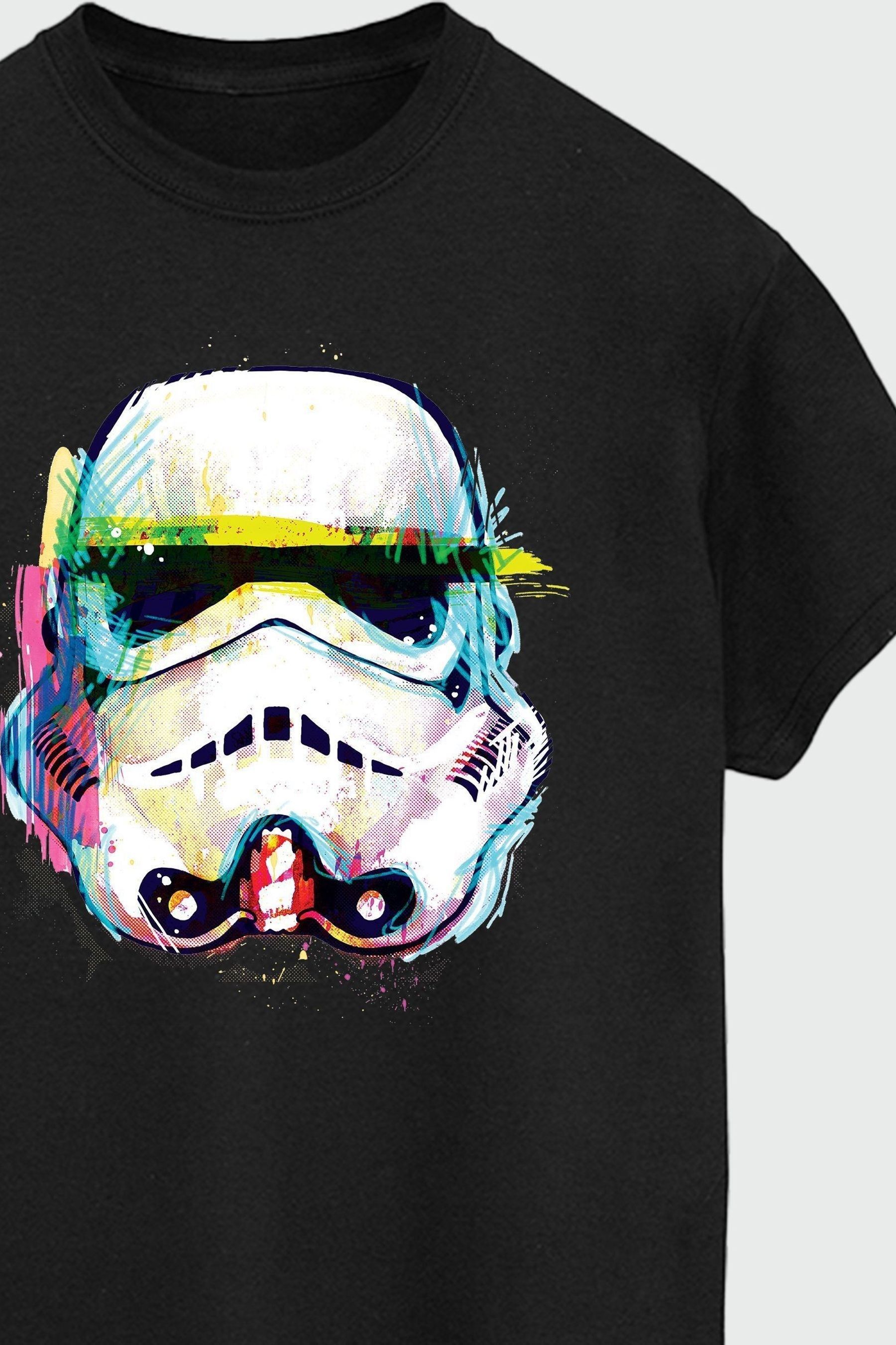 Buy Brands In Black 100 Cotton Star Wars Command Stormtrooper Art Mens T Shirt from the Next UK online shop