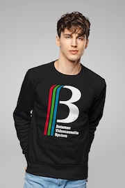 All + Every Black Betamax Videocassette System Logo Mens Sweatshirt - Image 1 of 3