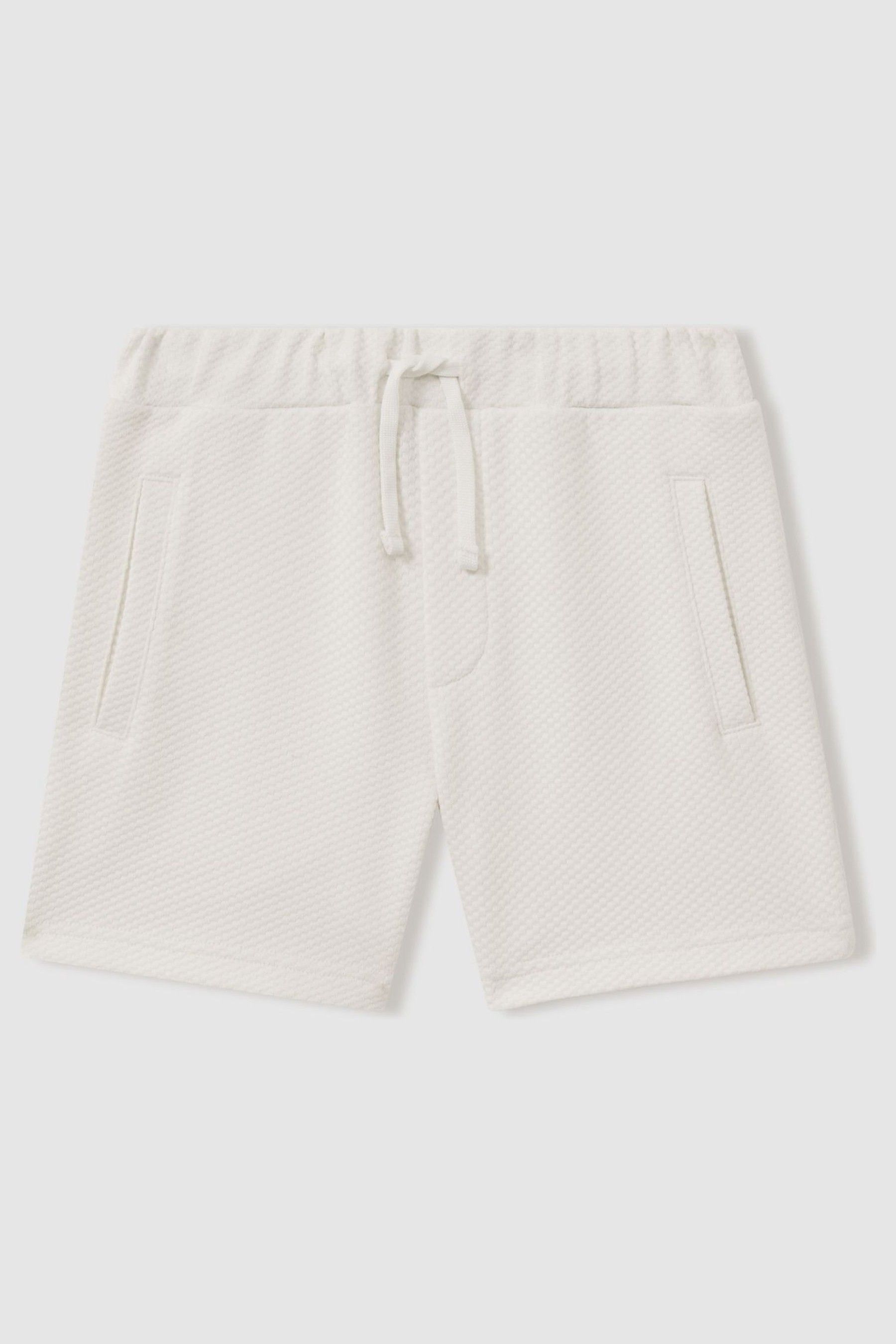 White drawstring shorts outlet