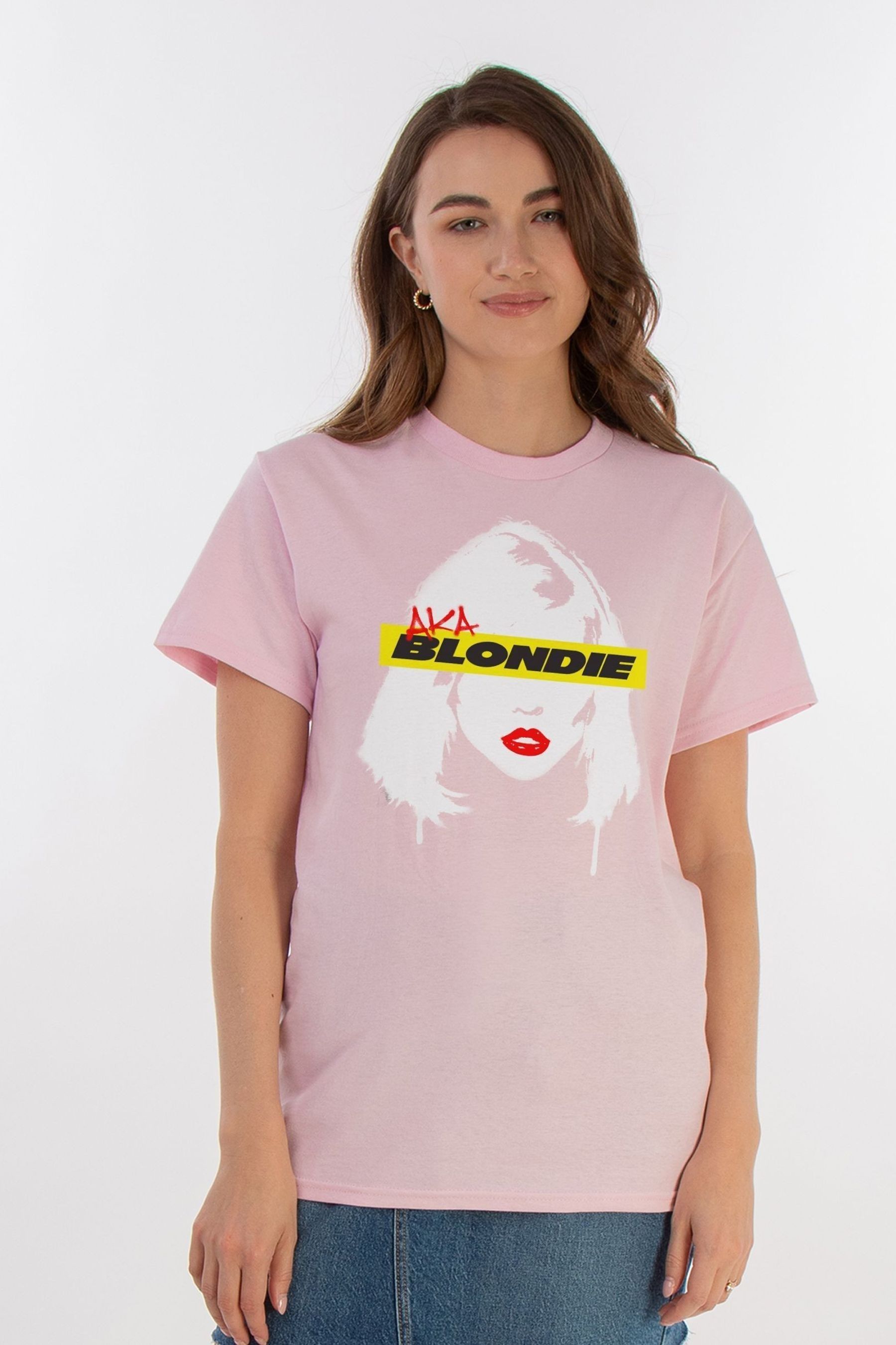 Buy Brands In Pink Boyfriend Fit Blondie Aka T Shirt from the Next UK online shop