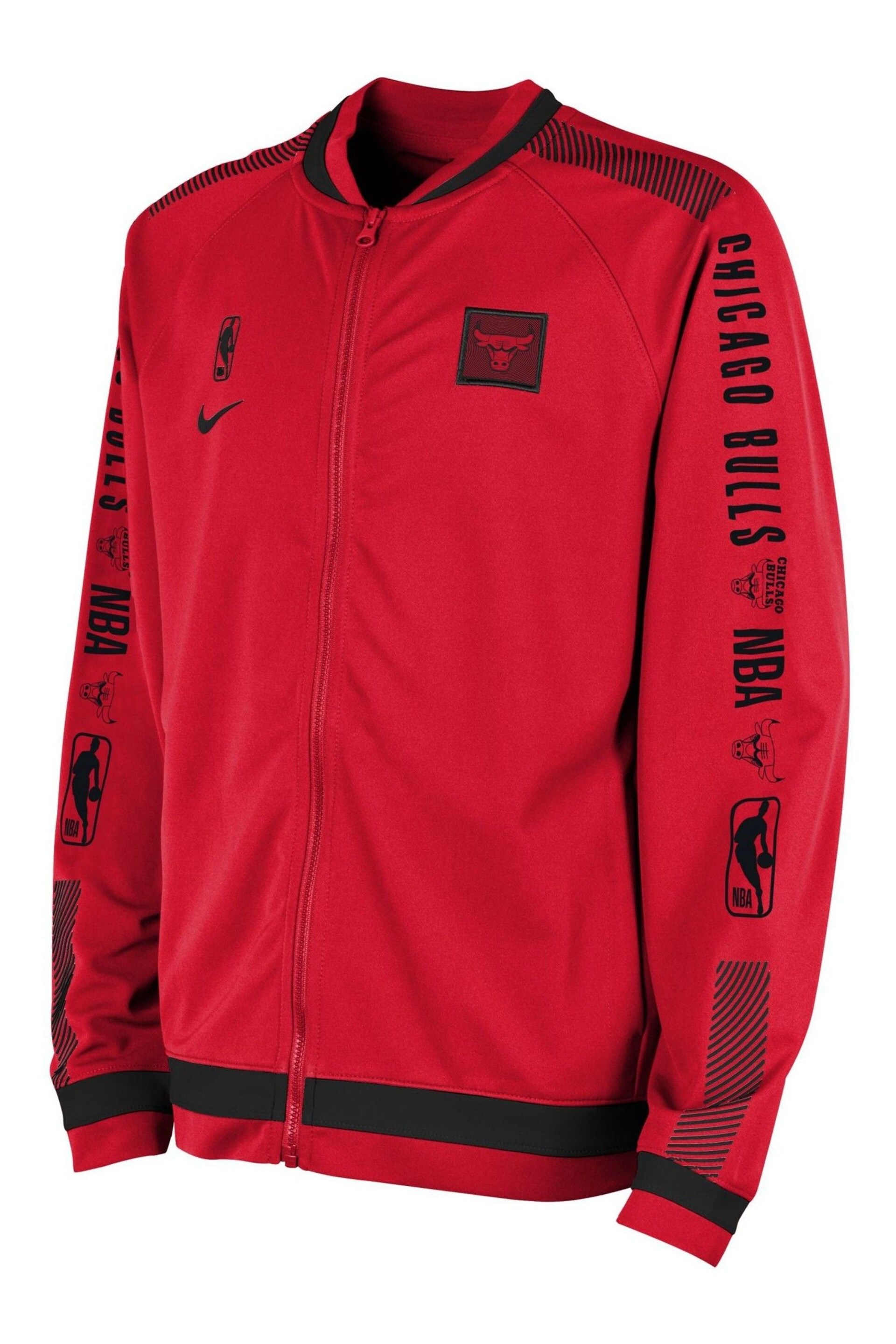 Fanatics Youth Red Chicago Bulls Courtside Tracksuit - Image 2 of 3