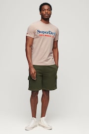 Superdry Nude Venue Duo Logo T-Shirt - Image 2 of 3