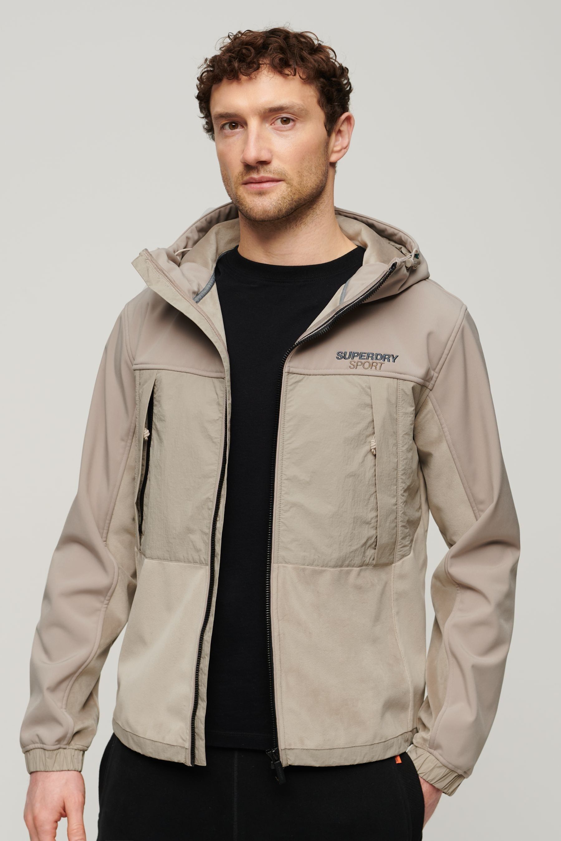 Buy Superdry Brown Hooded Hybrid Trekker Coat Jacket from Next Luxembourg