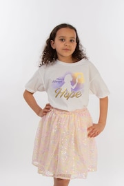 Brands In Cream Girls Wish Gradient There Is Always Hope Sand 100% Cotton T-Shirt - Image 1 of 3