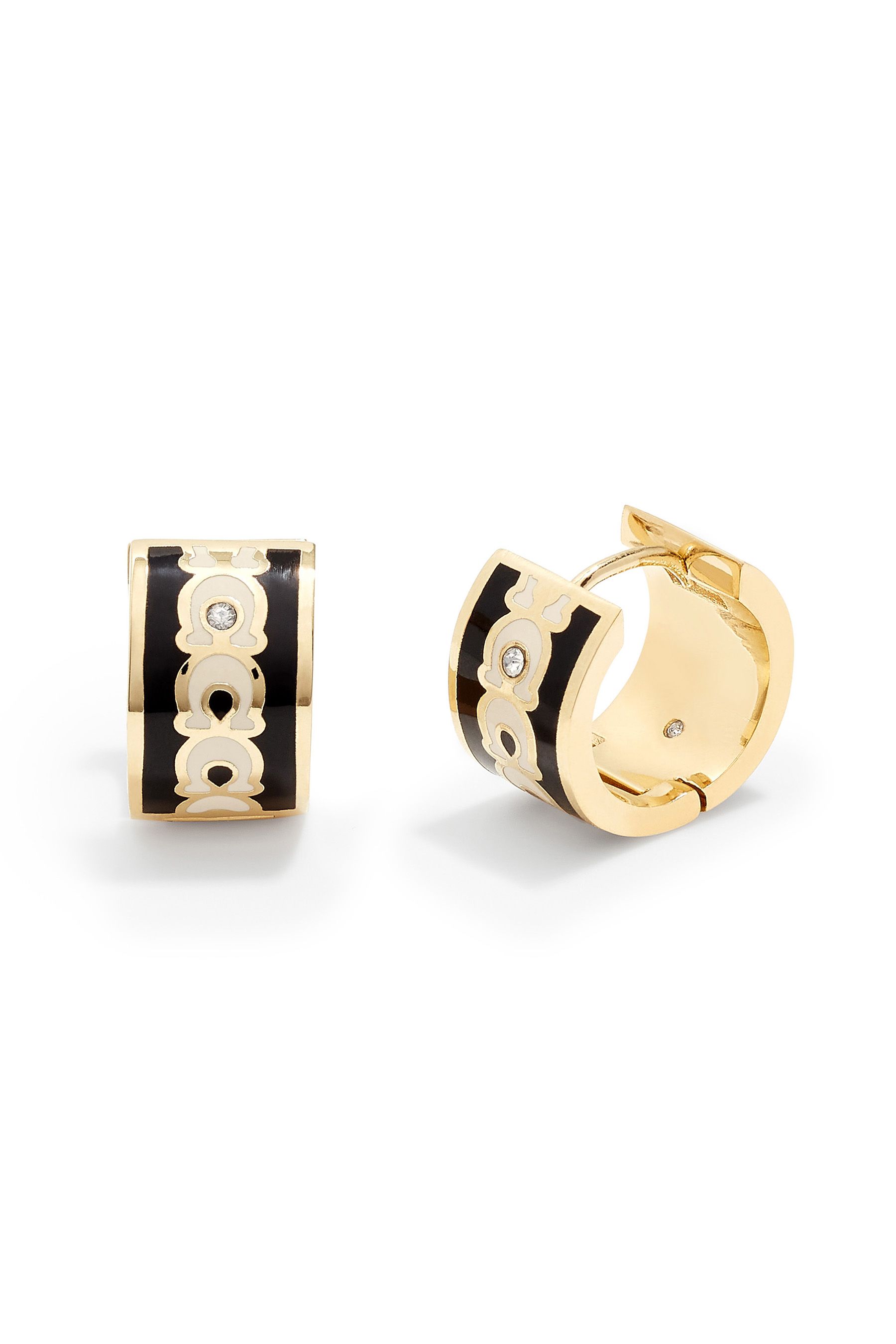 Coach huggie hoop earrings deals