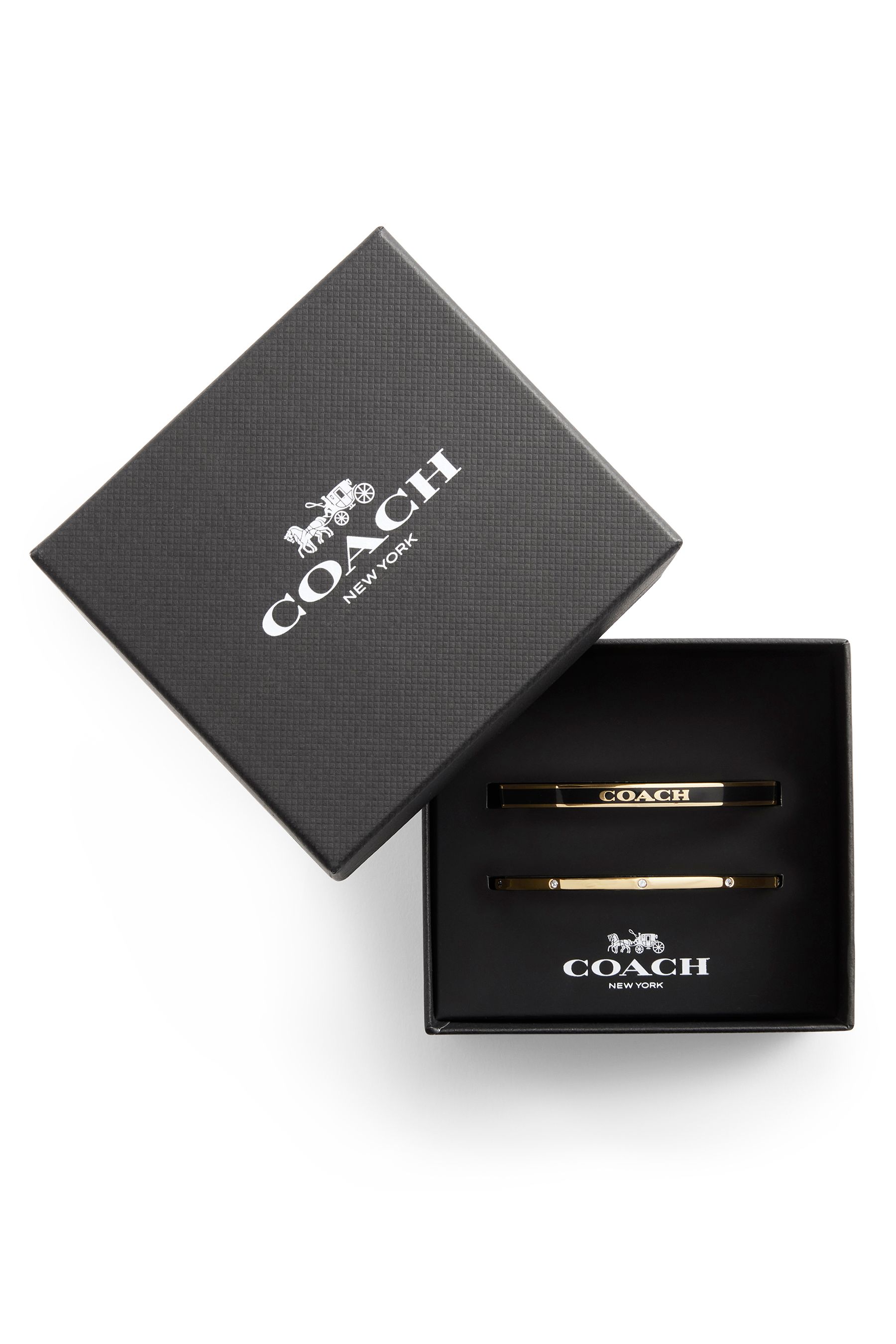 Buy COACH Gold Tone Signature Duo Bangle Boxed Set from Next Ireland