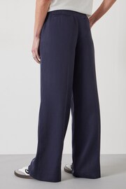 Hush Blue Frances Flat Front Trousers - Image 2 of 4