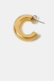 Mint Velvet Gold Plated Hoop Earrings - Image 2 of 2