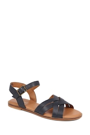 Jones Bootmaker Blue Helena Sandals - Image 4 of 5