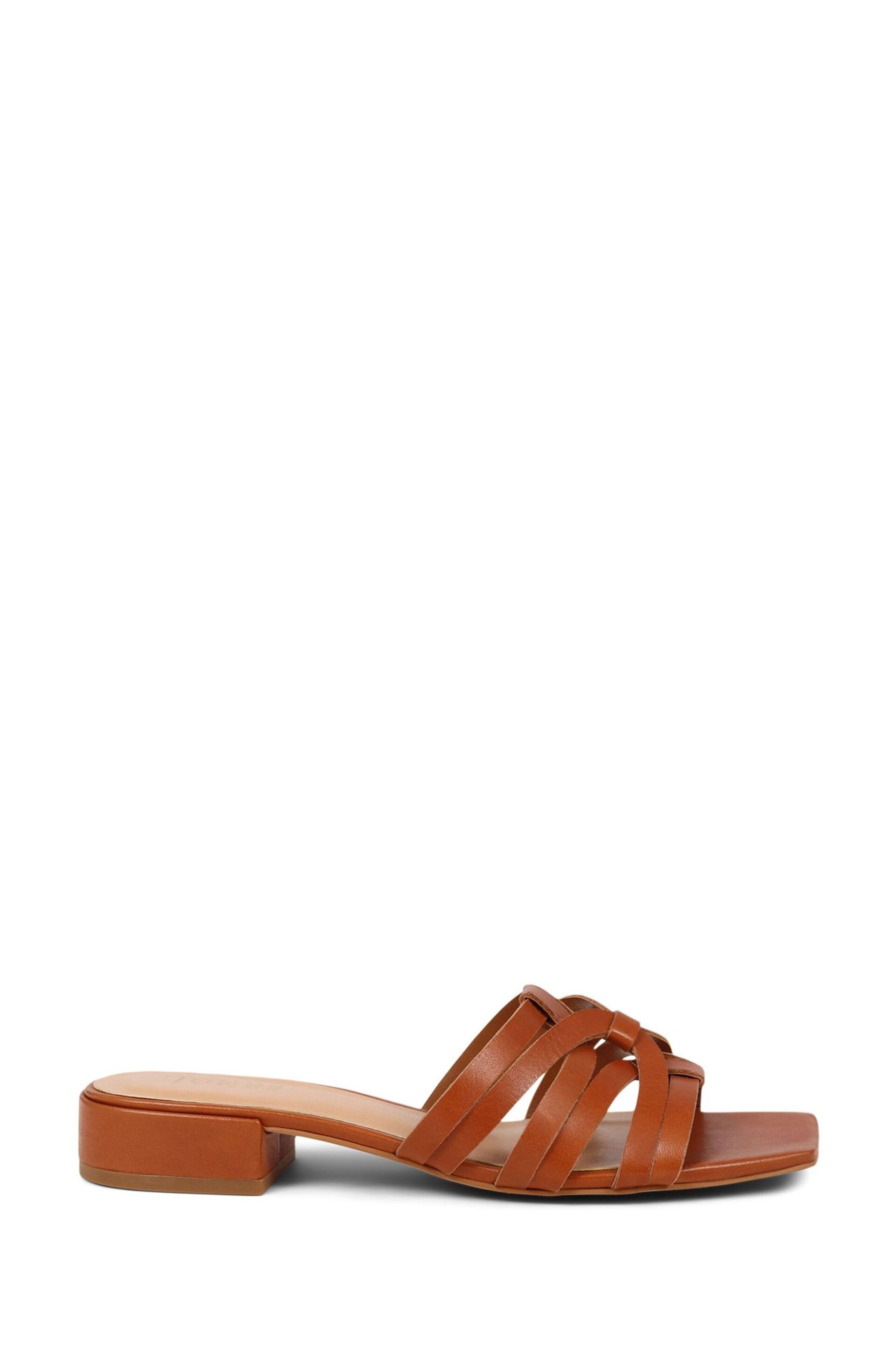 Jones Bootmaker Natural Izabella Mules Sandals - Image 2 of 6