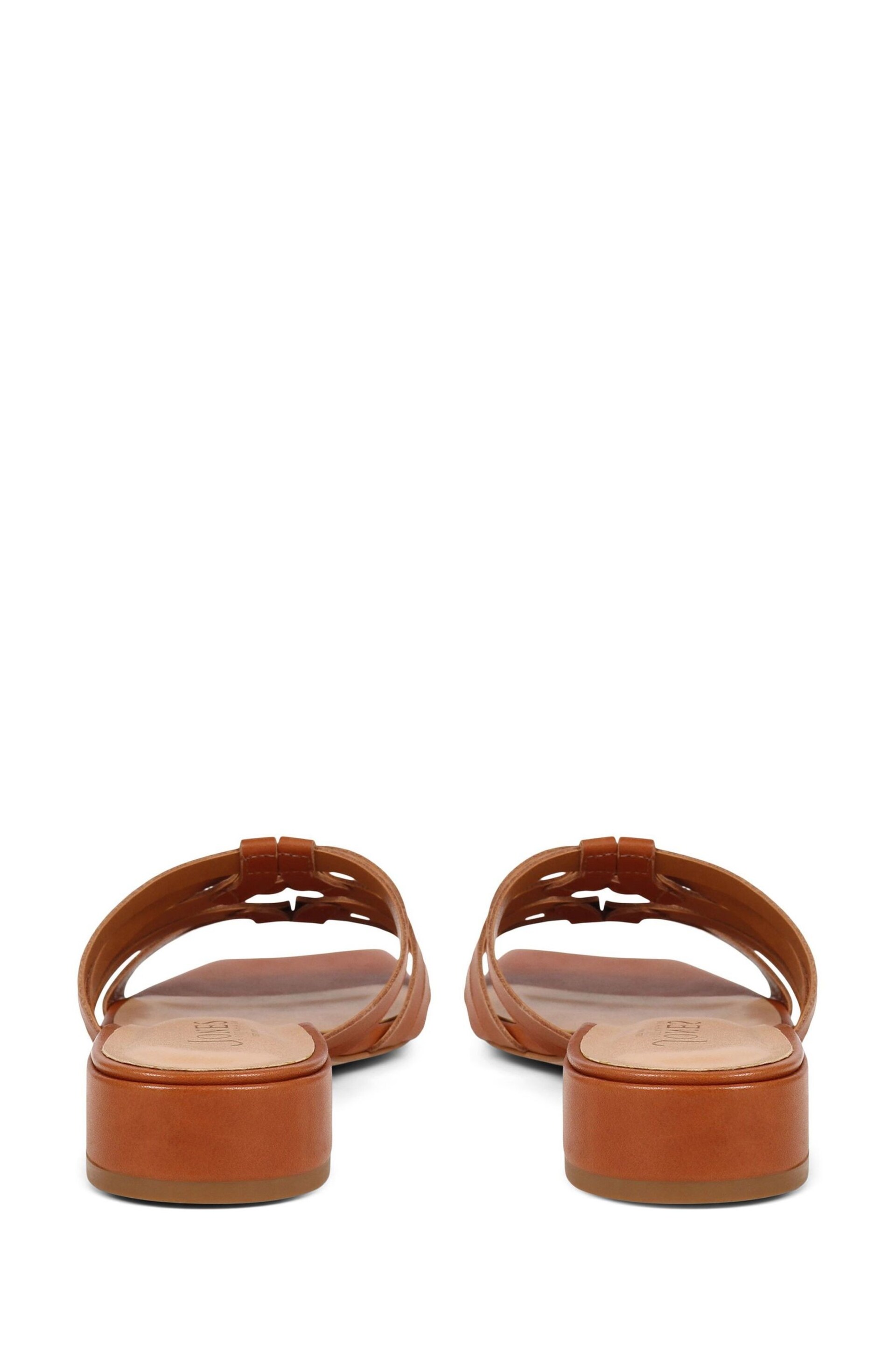 Jones Bootmaker Natural Izabella Mules Sandals - Image 3 of 6