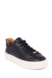 Jones Bootmaker Blue Ariella Cut Out Detailed Trainers - Image 4 of 5