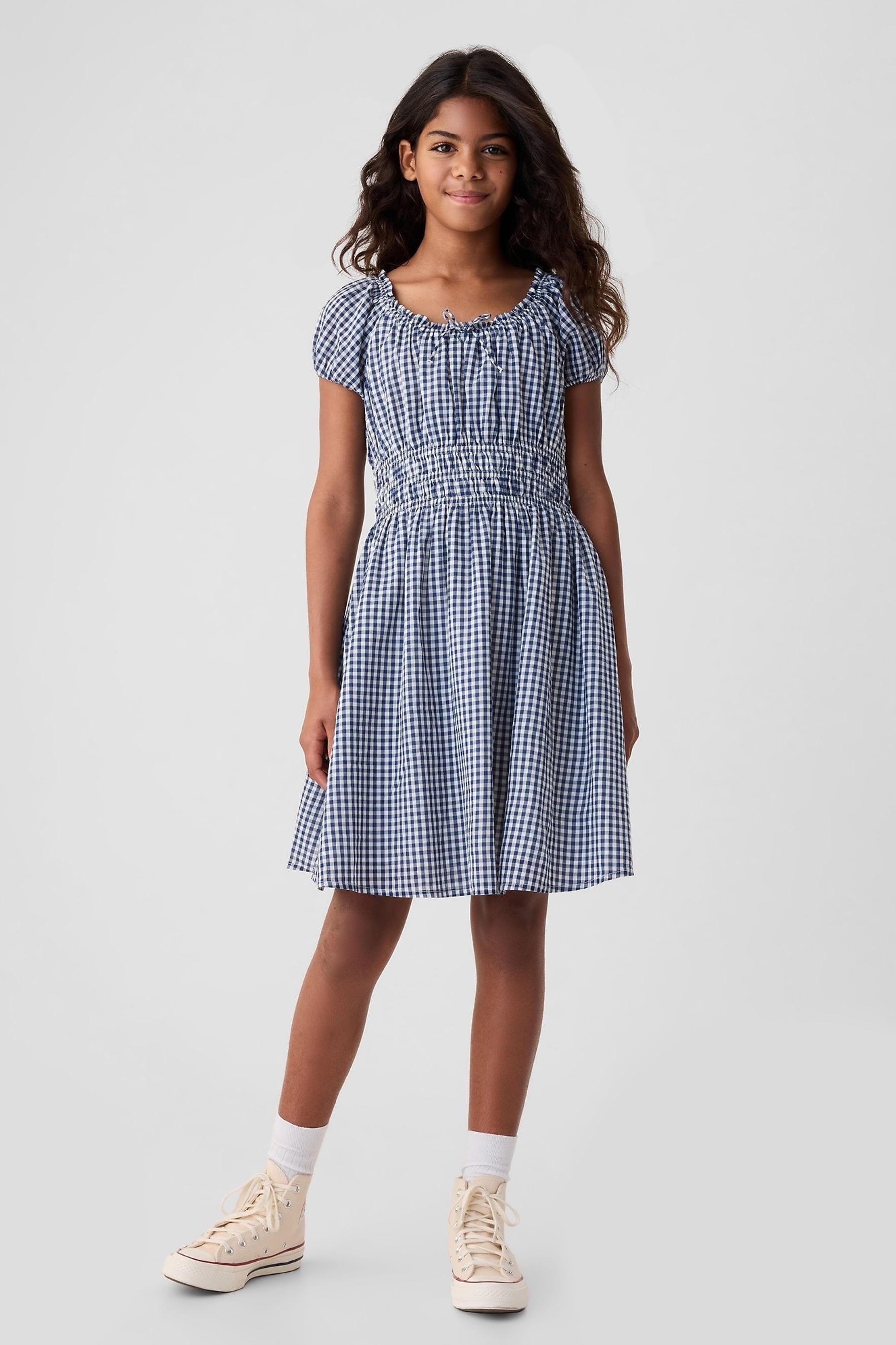 Gap gingham dress store