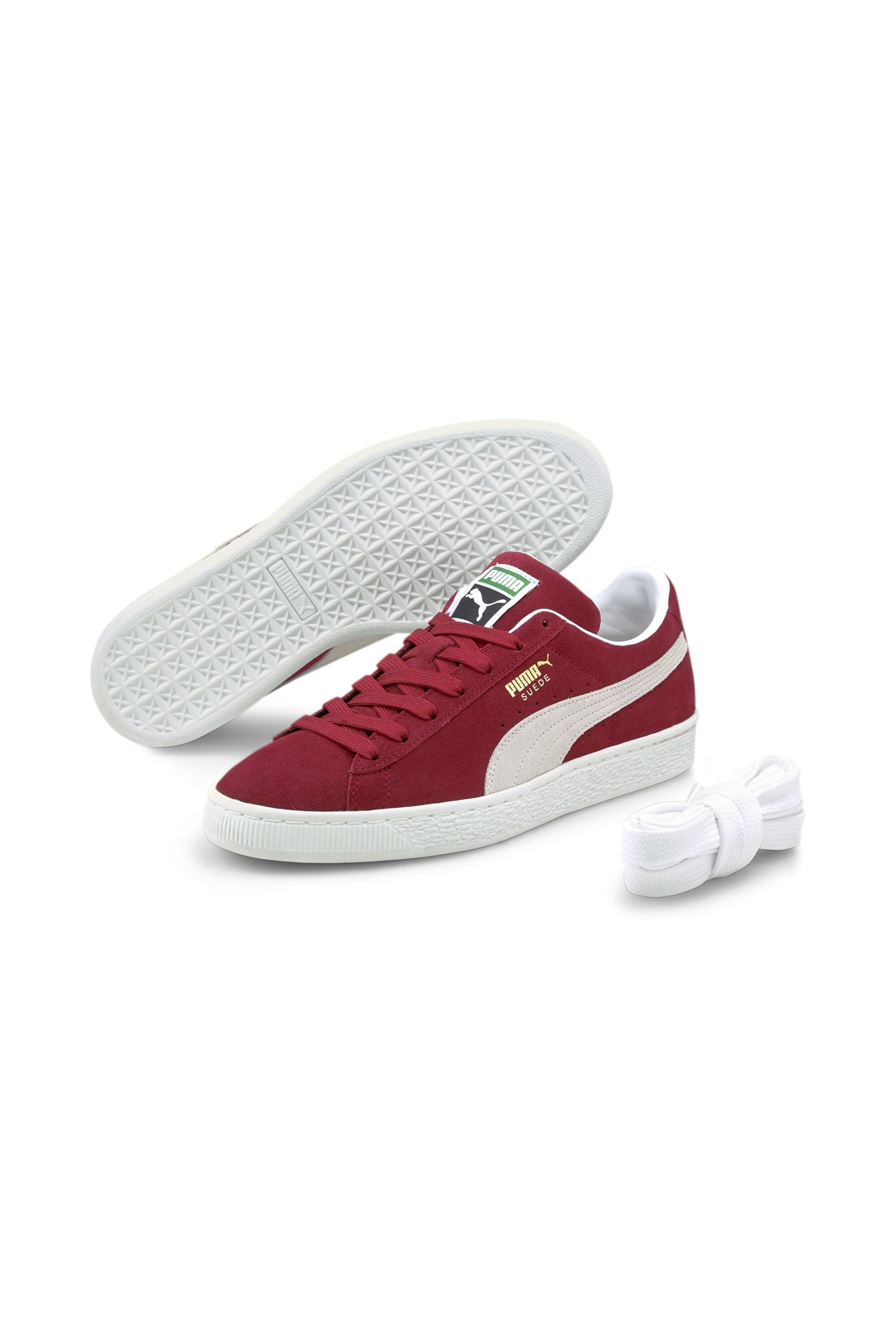Buy Puma Red white Suede Classic XXI Unisex Trainers from the Next UK online shop