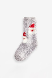 All Over Santa Reindeer - Cosy Christmas Socks 2 Pack - Image 3 of 3