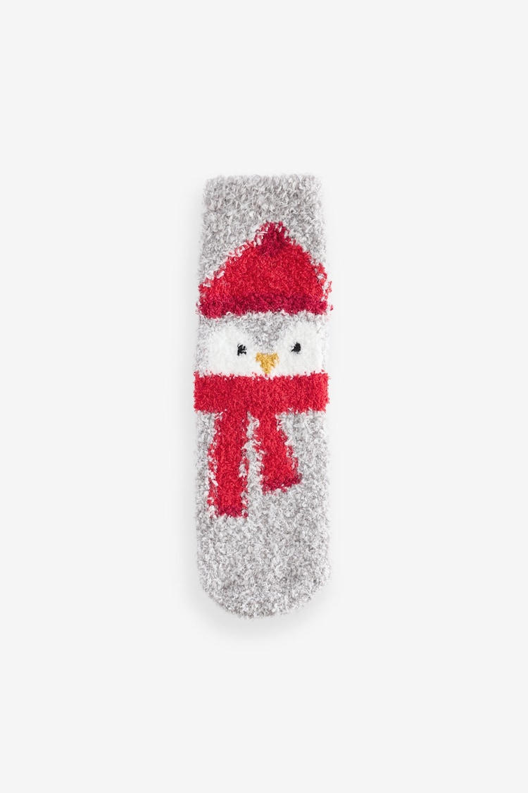 Snowman Cosy Christmas Socks 2 Pack - Image 2 of 3